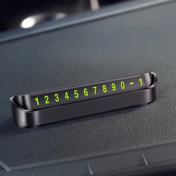 Автомобилна временна парковочная карта с светящимся телефонен номер за Volvo S40, S60, S80, XC60 XC90 V40 V60 C30 V70, XC70