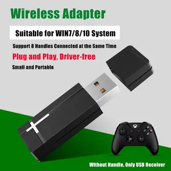 Безжичен адаптер за PC 2,4 G USB-приемник за безжичен контролер Xbox-One Адаптер за преносими компютри Windows 7/8/10 PC