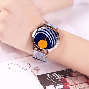 Брой 2-6075 Дамски кожени часовници с Класически Дизайн от Правоъгълни Водоустойчиви дамски Часовници, модни маркови часовници