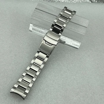 Висококачествен 20 мм Твърди Стерилна Гривна За часовника от Неръждаема Стомана, Подходящ За корпуса на часовник Seiko SPB185/187