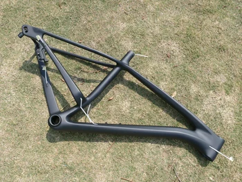 Висококачествено Напълно Въглеродна 29ER Plus boost Рамка за планински велосипед 148 мм * 12 мм През Оста на МТБ Велосипедна Велосипедна Рама 21 