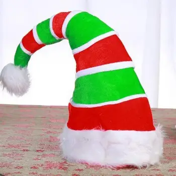 Възрастен Коледна Шапка 2022 Коледен Аксесоар Клоун Дърво на Дъгата Пайети Стил на Висока Шапка Празнични Фантазия Бижута Унисекс Висока шапка
