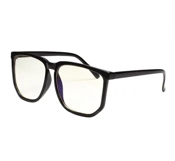 Дамски Мъжки Ретро Очила С Пълна Рамки Рамки Голям Размер Очила С Прозрачни Лещи