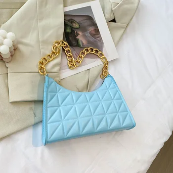 Дамски Подобрена чанта с Диаманти 2022, Нова Тенденция е Универсална чанта-Месинджър на рамото, Нишевая Дамски Модни Текстура, Дамски Чанти, За Пазаруване