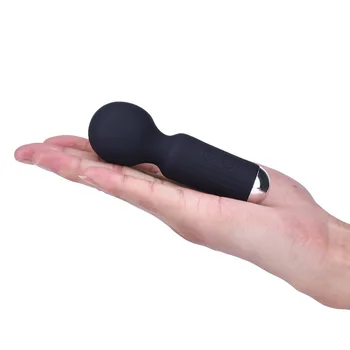 Двадцатиполосный ръчен мини-кабел за зареждане на AV-стик женски мастурбатор силен шок масажът пръчка вибратор стоки за възрастни