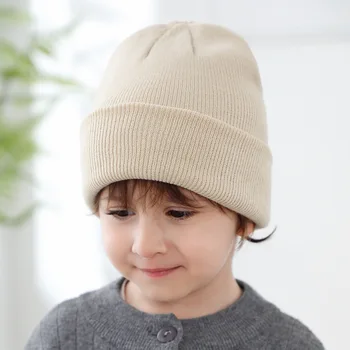 Детски шапки 2022 Есента и Зимата Нова Вълна Вязаная капачка Детски комплект Шапка Мъжки и дамски Детска шапка