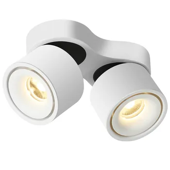 Димиране Повърхностен LED Лампа COB Downlight 20 W/24 W, Въртяща Led Spot Лампа в Тавана Лампа с Led Драйвера AC110V/220V