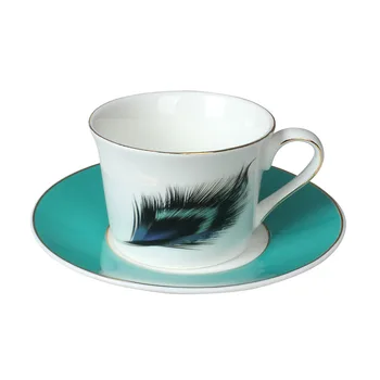 Европейските Чаши и Чинии чаша кафе, чаша Луиза сватбен подарък за рожден ден Креативна Керамична чаена чаша декорация на дома