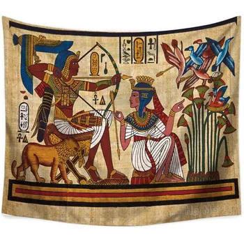 Египетски Тематични Стенен Гоблен От Ho Me Pipi За Декор За Хола Спални