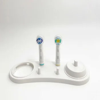 Електрически Притежателя На Четка За Зъби Скоба Инструменти За Баня Поставка За Четка За Зъби, Чиния За Багажник Поставка За Глави За Четка За Зъби Основа С Отвор За Зарядно Устройство