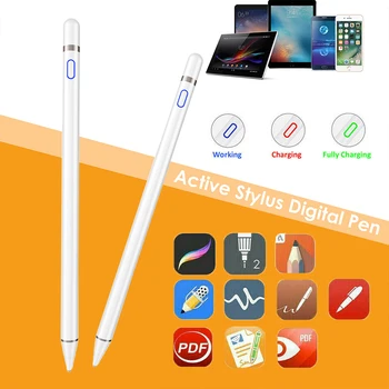 За Apple Молив 1 2 iPad Сензорна Писалка За Таблет, Мобилен IOS Android Писалка За Телефон iPad Pro Samsung, Huawei, Xiaomi Молив