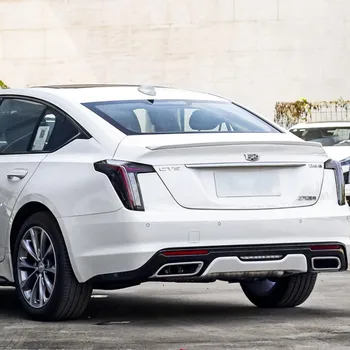 За Cadillac CT5 2020-2022 високо качество ABS Пластмаса Неокрашенный Цвят Заден Спойлер, Крило на Капака на Багажника Кутията Стайлинг Автомобили