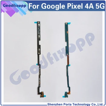 За Google Pixel 4A 5G GD1YQ G025I Страничен Бутон за Включване, силата на Звука, Превключвател Ключ Гъвкав Кабел с ВКЛ ИЗКЛ Подмяна на Кабел