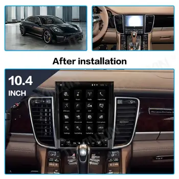 За Porsche Panamera 2011-2016 Android 9,0 Tesla Екран Автомобилен GPS Навигатор Главното Устройство Мултимедиен Плейър, Стерео Радио Авто dvd Рекордер