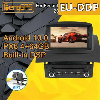 За Renault Megane 2 Fluence Android Радио Мултимедия 2002-2008 Аудио PX6 Кола DVD плейър GPS Навигация Главното устройство Авторадио