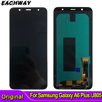 За Samsung Galaxy A6 Плюс A605 SM-A605F Дисплей LCD Екран Замяна За Samsung A6 + SM-A605FN A605G A605GN/J805 LCD Дисплей