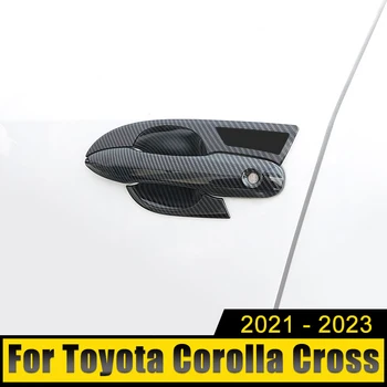 За Toyota Corolla Cross XG10 2021 2022 2023 Хибриден ABS Автомобилна Врата Дръжка на Капака на Купата Защитна Подплата Калъф Етикети Аксесоари