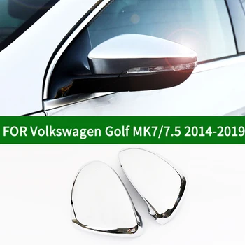 За Volkswagen Golf MK7/7,5 GTI/TSI R 2014-2019 странично автомобилно огледало за обратно виждане, хастар Sportsvan, хромированное сребърно огледало с указател на завоя