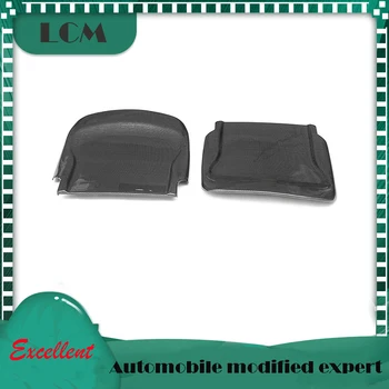 За да Benz A CLA GLA Class W176 W117 X156 13 14 15 16 17 Калъф за облегалката на седалката от истински въглеродни влакна-Лъскаво Черен цвят