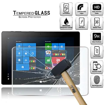 Защитно покритие на Екрана от Закалено Стъкло за Таблет Irulu Walknbook 10,1 Incn Tablet HD със Защита от Пръстови Отпечатъци Закалена Филм