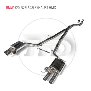 Изпълнението на изпускателната система от неръждаема стомана HMD Catback подходящ за автоматична модификация на BMW 520i 525i 528i 530i 535i