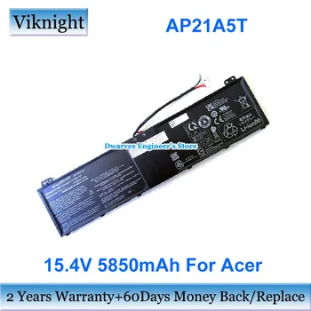 Истински Батерия AP21A5T 15,4 V 5850 mAh 90Wh за Acer AP21A5T KT0040G012 4ICP5/64 /124 Батерия за лаптоп