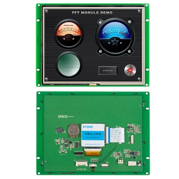 КАМЕННА 8,0-инчов сензорен модул HMI TFT LCD интерфейс с TTL / RS232 / RS485 за промишлена употреба