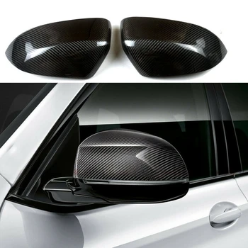 Капакът на огледалото за обратно виждане от настоящето Въглеродни влакна, Покриване на Страничните Огледала за задно виждане за BMW X3 X4 X5 X6 X7 G01 G02 G05 G06 G07 G08 2018 2019 2020