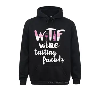 Качулки Облекло Подарък Любовник Вино Забавен WTF Дегустация на Вино Приятели Пият Вино Мъжки Мъжки Блузи Свободно време В Продажба