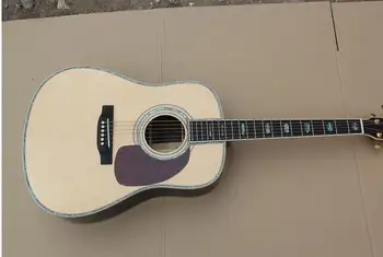 Китайската гитарная фабрика на поръчка благородна нова акустична китара от масив смърч D тип на 45 модел 41 китара 417