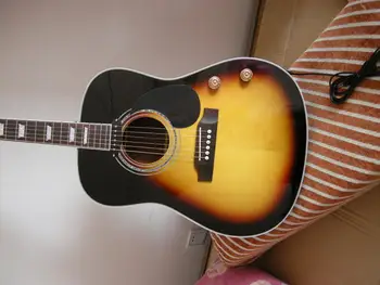 Китайската гитарная фабрика за поръчка на 100% Нова Акустична китара j160 електрическа китара акустична 8YUE31