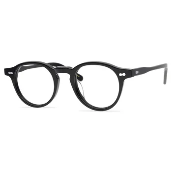 Класически Модни Рамки За очила, Мъжки И дамски Голяма Кръгла Дограма, Ретро Благородна Рамки За очила от Късогледство, Рамки за очила-жаби