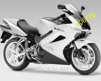 Комплект обтекателей VFR800 За Honda VFR800 02-12 VFR 800 2002-2012 Бял Комплект обтекателей за мотоциклети (отливки под налягане)