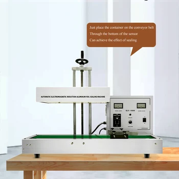 Машина за запечатване на 1800В за машина за запечатване на Алуминиево Фолио електромагнитна Индукция стъклени бутилки пластмасови бутилки алуминиево фолио