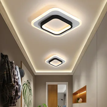 Модерен led тавана лампа, просто кръгло квадратно осветление спалня, кухня преминаването на коридор лампа преминаване лампи, гардероб тавана лампа