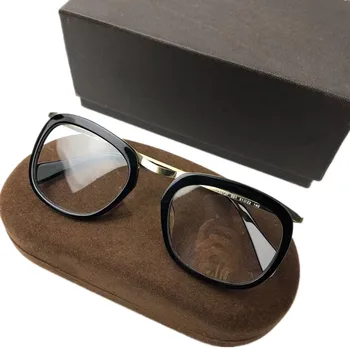 Модерен Мъжки Рамки за Очила Fullrim Оптични Рамки за Очила 51-22-145 Качествена Лека Метална Дограма за Рецепта