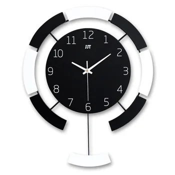 Модерните Стенни часовници за Всекидневна декор, Уникални Метални въртящи стенни часовници, Не Тикающие Безшумни Офис Модерни часовници
