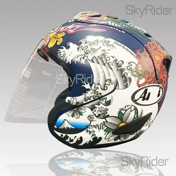 Мотоциклет шлем с открито лице Dongyinglong son луната За каране на Мотокрос Състезания вашия мотор с Каска