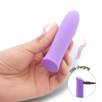 Нов USB Зареждане на Мини Мощен Пулевой Вибратор Женски Еротичен Стимулатор на Клитора G Spot Мастурбатор Вагина с Вибриращи Секс Играчки За Възрастни