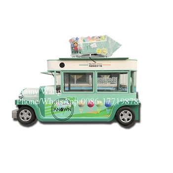 Нова количка за вендинга улицата храна Classic vintage food cart jalopy car mobile food trailer се продава