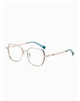 Нови Метални два цвята Метални мулти фасетиран Рамки За очила със Синя светлина, Женски Прости И Модерни Очила за Късогледство LC201