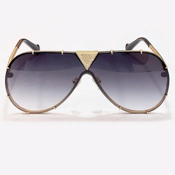 Нови Модни Слънчеви Очила За Жени Елитен Марка Desgin Crystal Дамски Слънчеви Очила Мъжки Сянка UV400 Óculos De Sol