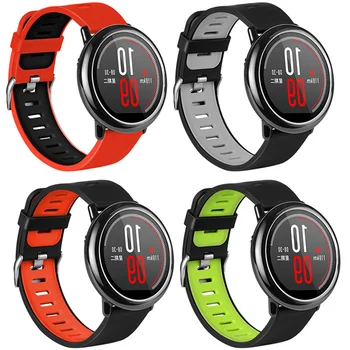 Подходящ за Samsung Galaxy Watch 3, 45 мм, 20 мм и каишка за часовника 22 мм и 46 мм в два цвята каишка за спортни часа