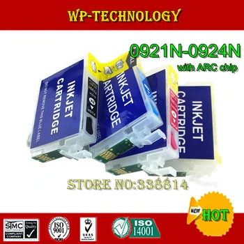 Празна касета за презареждане е подходящ за T0921N T0922N T0923N T0924N, подходящ за Epson C91 CX4300 T26 TX106 TX109 T27 TX117, с дуговыми чипове