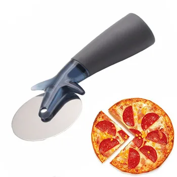 Премиум Нож за Рязане на Пица Slicer Wheel От Неръждаема Стомана, Остър като Бръснач, със Защитно Защита на Острието
