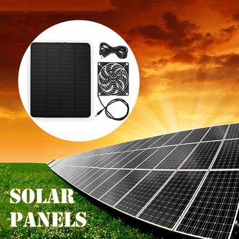 Преносима Соларен Панел С Мощност 10 Вата Слънчева Батерия Открит Мобилен Телефон, Фенерче И Зарядно Устройство Външни Аварийни Устройства
