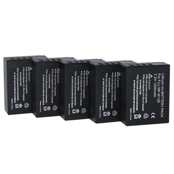 Продажба на едро, 5 бр./лот, 1200 mah, NP-W126, W126, литиево-йонна батерия, батерия за фотоапарат FUJI X-Pro1 X-E1, за FinePix HS50 HS33