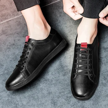 Проста и лесна пролетно-есенна мода удобна марка висококачествени мъжки обувки за 2019 година, ежедневни обувки големи размери 45