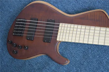 Професионална индивидуална 6-струнен електрически бас-китара, може да бъде конфигуриран в съответствие с изискванията, Безплатна доставка