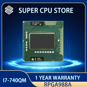 Процесор Intel Core i7-740QM i7 740QM SLBQG CPU Процесор 6 W 45 W 1,7 Ghz Четириядрен восьмипоточный socket G1 / rPGA988A